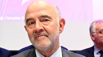 Le président de la Cour des comptes, Pierre Moscovici, lors de son audition devant la commission des finances de l’Assemblée nationale, le 16 avril 2025. (BERTRAND GUAY / AFP)