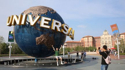 Le parc Universal situé à Pékin, en Chine, le 2 septembre 2021. (KOKI KATAOKA / YOMIURI / AFP)