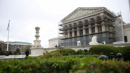 La Cour suprême des Etats-Unis, à Washington, le 7 avril 2025. (KAYLA BARTKOWSKI / GETTY IMAGES NORTH AMERICA / AFP)