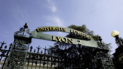 L'université de Lyon 2 (Rhône), le 18 avril 2025. (ELSANA ADZEMOVIC / HANS LUCAS / AFP)