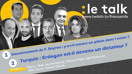 Les invité.es du Talk répondent en direct aux questions des viewers dans le tchat. (FRANCEINFO / RADIO FRANCE)