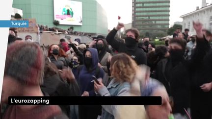 Eurozapping : la Turquie emprisonnent les journalistes qui médiatisent les manifestations (France info)