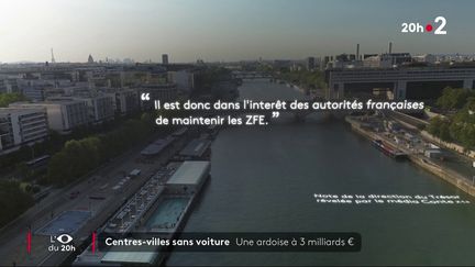 Centres-villes sans voitures : une ardoise à 3 milliards d'€ (L'Oeil du 20H)