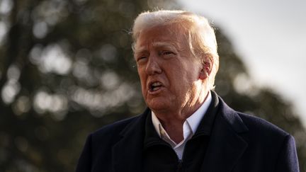 La parole du président Donal Trump sera, sur franceinfo, confrontée aux faits. (AL DRAGO - POOL VIA CNP / MAXPPP)