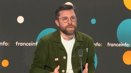 Clément Argouarc'h, le rédacteur en chef de Fluide Glacial le 23 avril 2025. (FRANCEINFO / RADIO FRANCE)