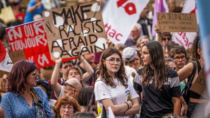 En juin 2024, les jeunes militants de l'union de gauche travaillaient main dans la main pour faire barrage à l'extrême droite au second tour des législatives anticipées. (MIKAEL ANISSET / MAXPPP)