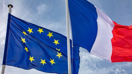 Treize ans après sa dernière présidence, la France prend de nouveau la tête du Conseil de l’Union européenne le 1er janvier 2022, pour une période de six mois. Cette institution, aussi appelée Conseil des ministres de l’UE, réunit les ministres des 27 États&nbsp;membres en dix formations thématiques. Illustration. (ROLAND MACRI / MAXPPP)