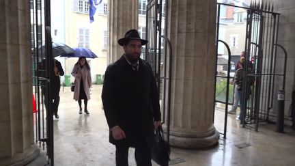 Arié Engelberg, rabbin d'Orléans, a tenu a être présent au procès de son agresseur présumé. (Charly Krieff - France Télévisions)