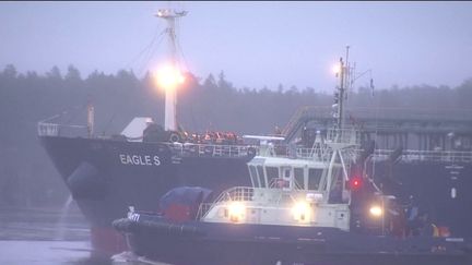 Un Eagle S arrêté par la police finlandaise (franceinfo)