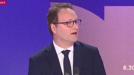 Sylvain Maillard, député Ensemble pour la République de Paris, était l’invité du "8h30 franceinfo", samedi 19 avril 2025. (franceinfo/radiofrance)