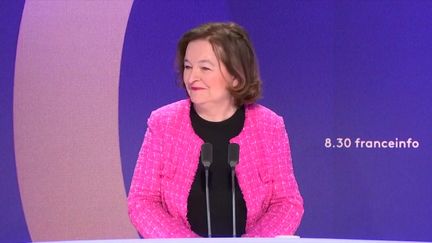 Nathalie Loiseau, députée européenne Renew, était l'invitée de franceinfo, jeudi 17 avril. (FRANCEINFO / RADIO FRANCE)